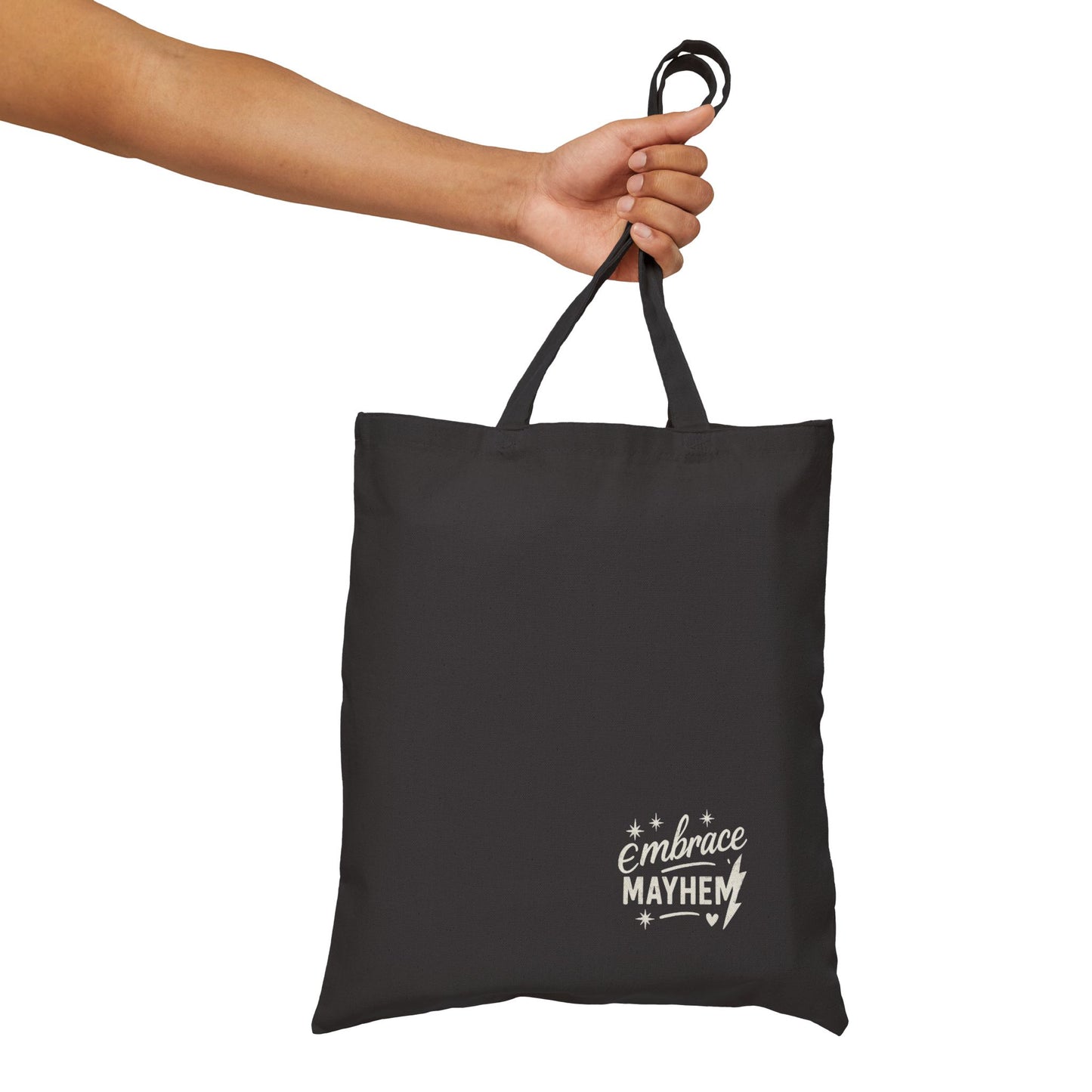 Embrace Mayhem Cotton Canvas Tote Bag